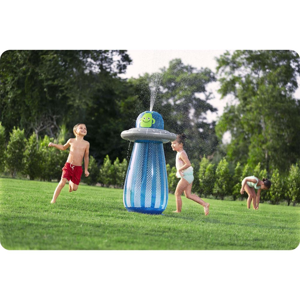 Outdoor Alien Inflatable Sprinkler Toy: Fun Water Play for Kids