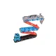 Transporter Truck with 210cm Racing Track and 8 Cars