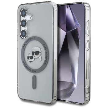 Karl Lagerfeld Karl & Choupette MagSafe Case for Samsung Galaxy S25, Black