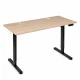 ModernHome Electric Height Adjustable Desk 120x60 cm 72-118 cm, Light Oak