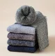 Men\'s Winter Socks Size 39-45, 5 Pairs, Mixed Colors