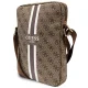 Guess 10\" Tablet Bag 4G Stripes, Brown