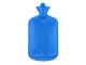 Rubber Hot Water Bottle, Heating Pad, Warmer, Water-Filled Bag 2L, Blue