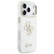 Guess IML 4G Script Metal Phone Case Cover iPhone 17 Pro Max - White