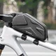 Rockbros 3012011501 Rigid Top Tube Bike Frame Bag, 1.4L - Black