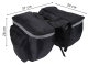 Bicycle Rear Rack Pannier Bag RW1 with 4 Compartments, Black