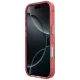Guess IML Glitter Blossom Roses Case for iPhone 17/18 Pro Max, MagSafe, Burgundy