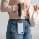 Ringke Holder & Puffer Hand Strap Phone Lanyard - Black