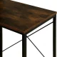 Modern Loft Reversible Desk with 3 Shelves Modern Oak