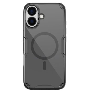 Nillkin Nature TPU Pro Magnetic Case Compatible with MagSafe iPhone 17 Pro - Translucent Black