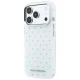 Karl Lagerfeld IML Rhinestones Allover Case for iPhone 17 / 18 Pro Max - White