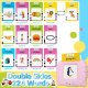 English Learning Toy for Kids Telcon Talking Flash Card Reader Cat, pink