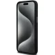 DKNY iPhone 15 Pro Max Case Liquid Silicone Metal Logo, Black
