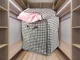 Foldable Fabric Wardrobe Organizer for Clothes & Bedding 100L, Black/White