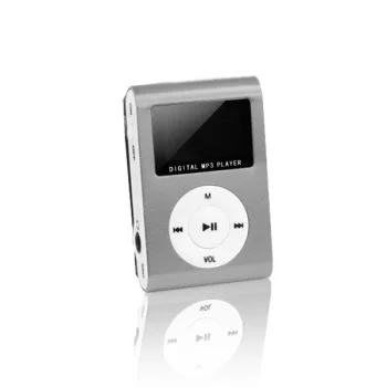 Setty MP3 Player with LCD Display and Earphones, Silver