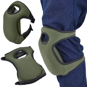 Foam Work and Gardening Knee Pads, Green