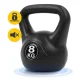 4FIZJO Kettlebell Exercise Weight 8 kg, Black