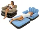 2-in-1 Inflatable Sofa Bed Pull-Out Chair Lounger with Air Pump