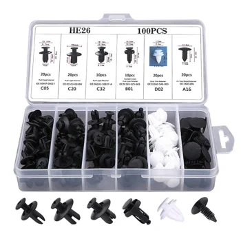 Universal Car Fastener Clips Set, 100 pcs AG717