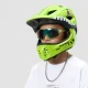 Rockbros TT-32003 Shark Kids Bike Helmet with Detachable Jaw S (48-52), Green