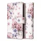 Samsung Galaxy A35 ( SM-A356E/DS ) Tech-Protect Wallet Book Case Cover, Pink Flowers