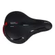 Rallex Sports Bicycle Saddle with Elastic Foam and LED Light, Black