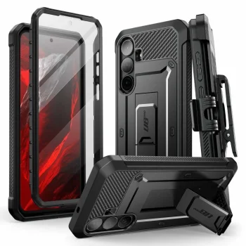 Supcase Unicorn Beetle Pro dėklas telefonui Samsung Galaxy S26 FE, juodas