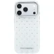 Karl Lagerfeld IML Rhinestones Case for iPhone 17 Pro / 18 Pro - White