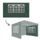 Gotel PA2S Garden Pavilion Wall with Window, Green