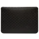 Karl Lagerfeld Saffiano Monogram Plaque 14\" Laptop Sleeve, Black