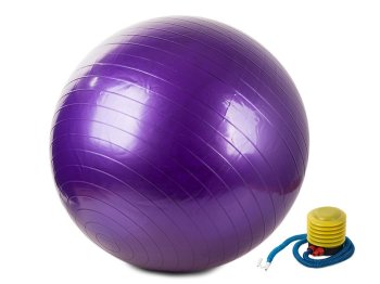 Exercise Fitness Gym Ball - Purple, 65 cm