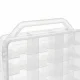 Transparent Toy Car Organizer Case for 48 Cars