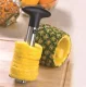 Pineapple Corer and Slicer, Silver/Black
