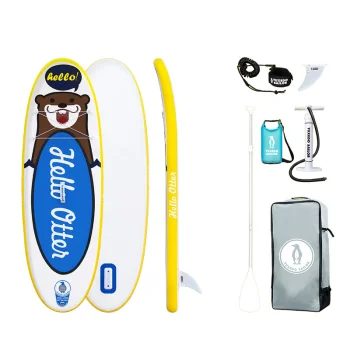 Kids Inflatable SUP Board FunWater Tuxedo Sailor 240cm Blue