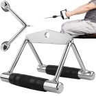 Steel Double D Handle for Cable Machine Rows and Pulldowns
