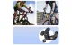 Telesin S3-HBM-001 Handlebar Mount for Action Cameras, 360°