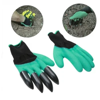 Garden Gloves with Claws for Planting and Digging, Waterproof
