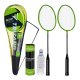Trizand Badminton Set with Cover, 9 Pieces