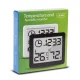 GreenBlue GB384B Thermometer and Hygrometer with Clock, Black