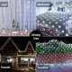 LED Net Lights 9.8ft x 9.8ft (240 LEDs) Indoor Outdoor, Cold White