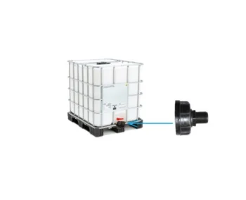 IBC talpos adapteris laistymo sistemai 60 mm x 3/4"