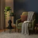 ModernHome 3 Tier Metal Plant Stand Indoor Flower Pot Holder for Living Room, black