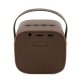 Guess 4G Leather Script Logo Mini Bluetooth skaļrunis, brūns