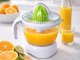 Elektriskā citrusaugļu sulu spiede 0.7L 25W, balta