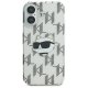 Apple iPhone 16 6.1\'\' Karl Lagerfeld IML Choupette Head Electroplated Cover Case, Clear | Чехол Кейс...