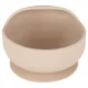 Ikonka KX4526_5 Silicone Baby Tableware Set Crab, 9 Pieces, Beige