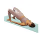 4Fizjo 245 TPE Anti-Slip Yoga and Fitness Mat, 1 cm, Mint/Grey