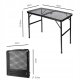 Gotel L71D1 Folding Aluminum Camping Table, 80x40 cm