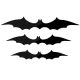 Malatec Halloween Bat Decoration Set, 3 pcs, Black