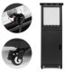 MultiGarden 13 kW Gas Patio Heater with Glass Tube Volcanic Rocks and Cover for Outdoor Garden